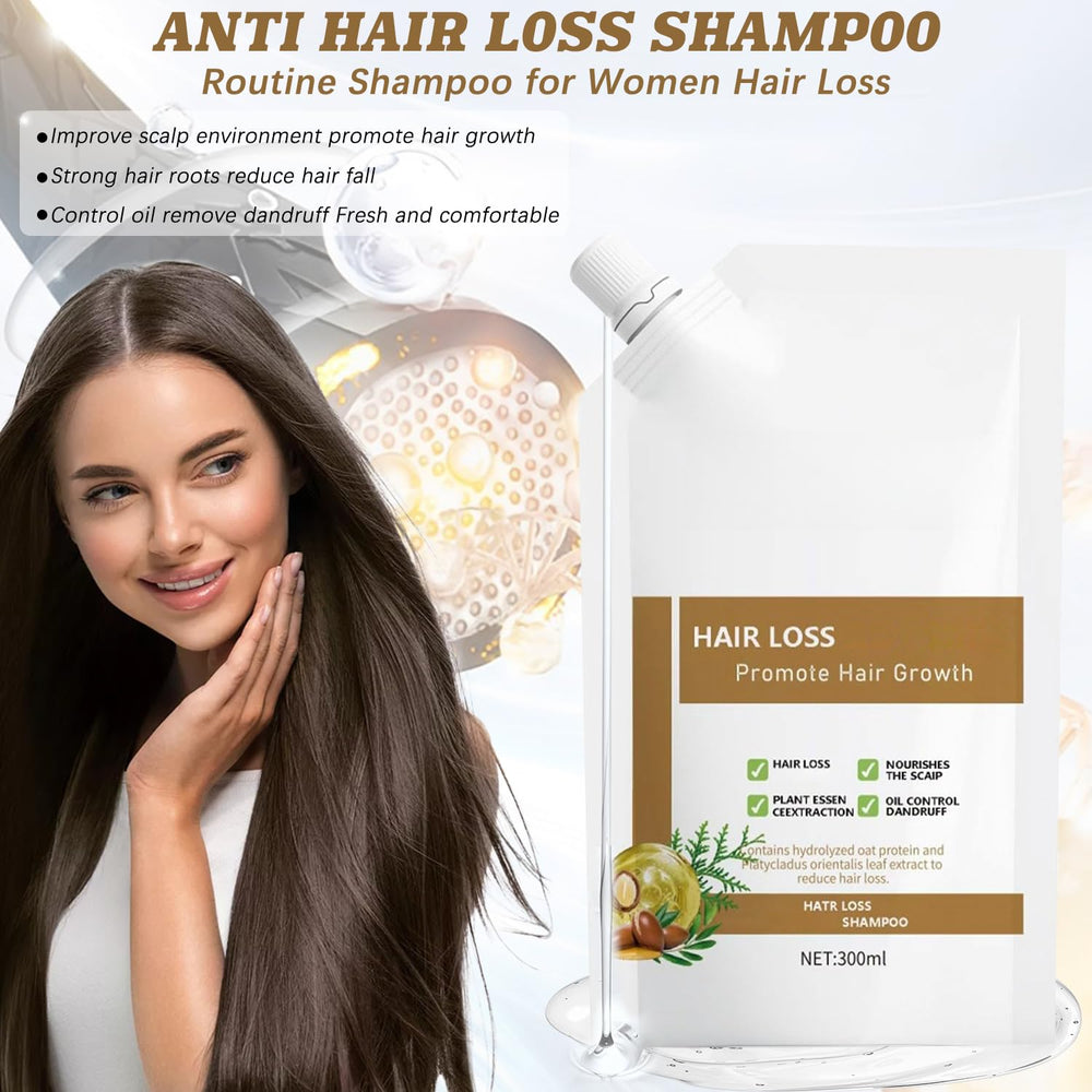 CidnMatd soft and silky hair after washing with plant nutrients.