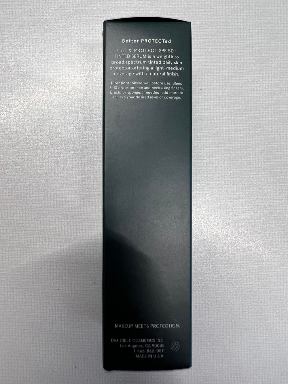 Ciele Tint & PROTECT SPF 50+ natural finish image shows seamless, breathable complexion.