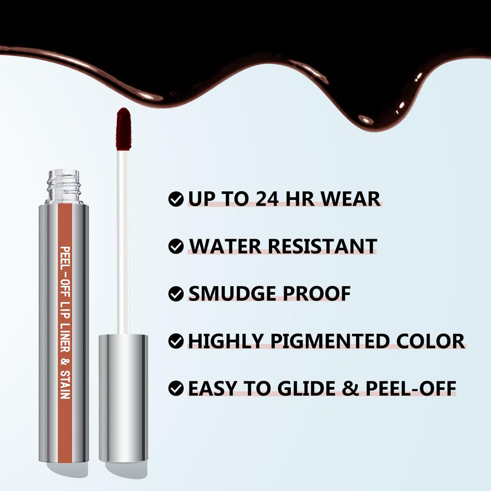 Cilrofelr lip liner tip detail highlights precise application for tidy lip lines.