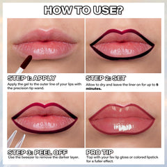 Cilrofelr Precise tip for overlining and full lip fill
