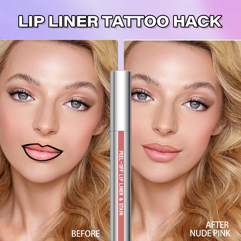 Cilrofelr tattoo lip stain in action for precise, long wear