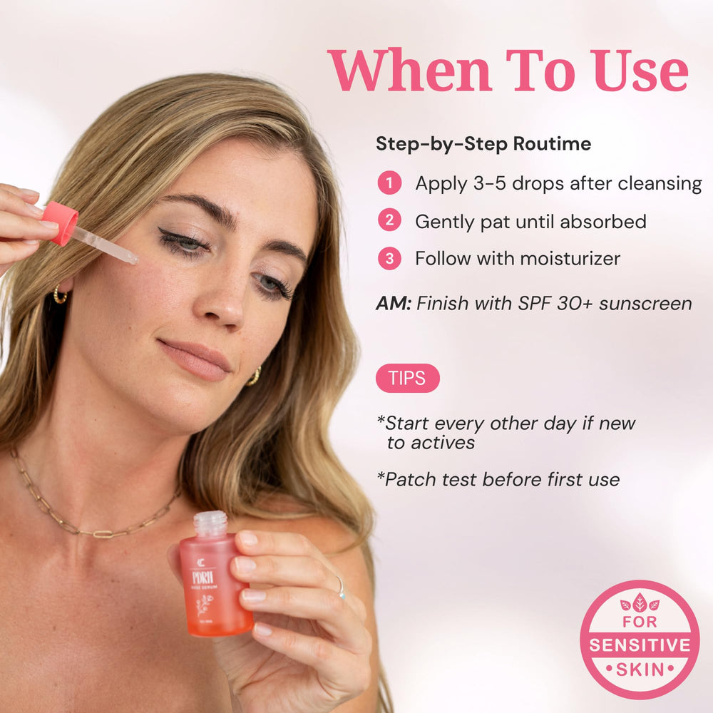 Cinder Brands Vegan PDRN Serum clean beauty badge emphasizing fragrance-free formula