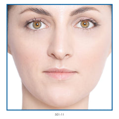 Cinema Secrets Foundation application with two fingers demonstrating easy blend for natural coverage