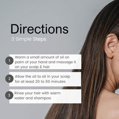 Frizz control and natural shine after use with CinNoir Batana Oil.
