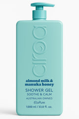 Ciroa Almond Milk & Manuka Honey Shower Gel bottle for a soothing cleanse and calm skin