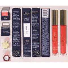 City Beauty City Lips close-up highlights rich shine and hydration.