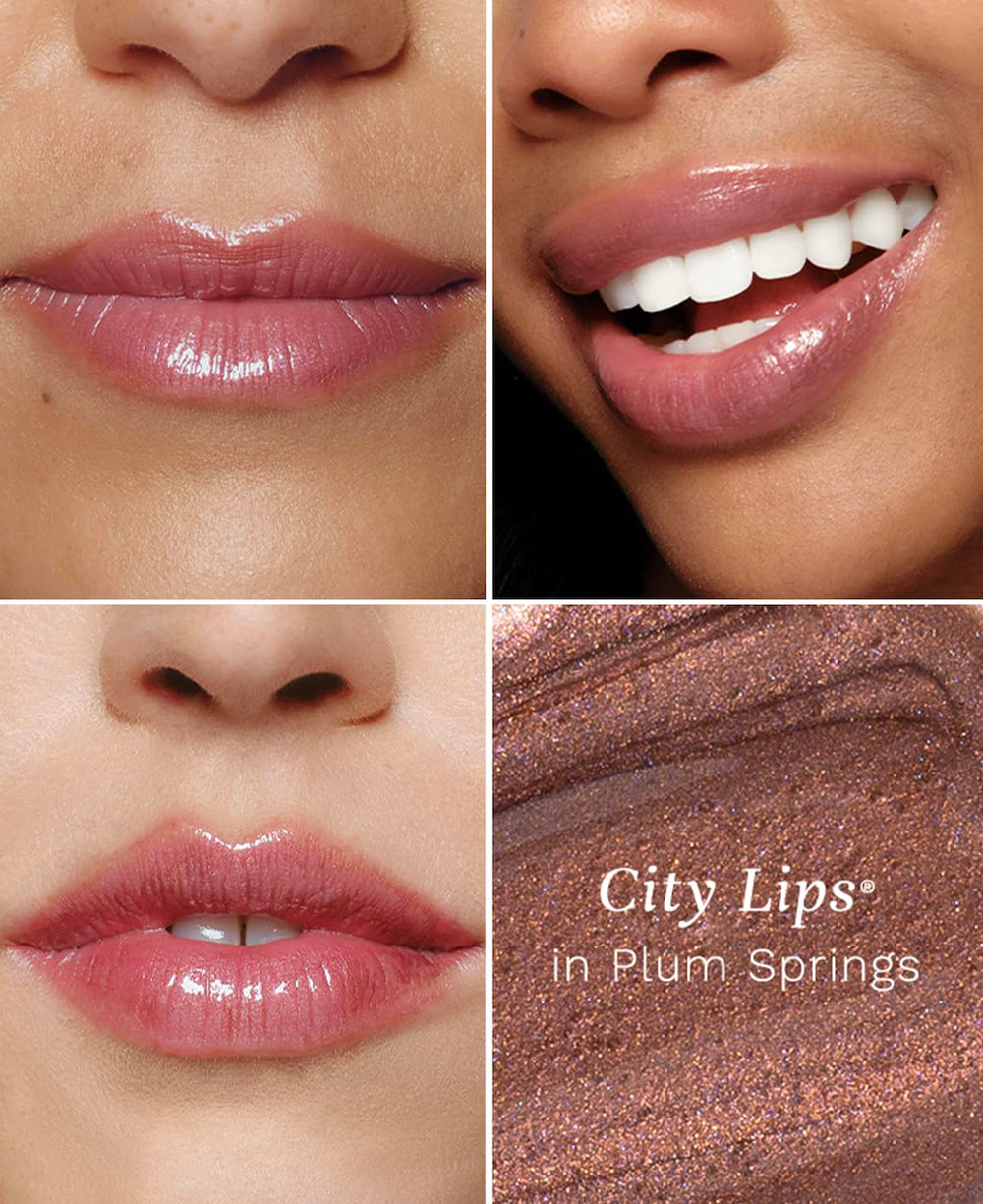 City Beauty City Lips Plum Springs wand application detail for instant plump