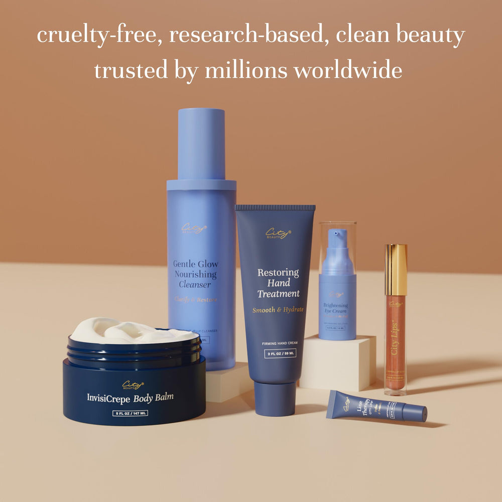 Texture on skin with City Beauty Restoring Hand Treatment highlights lasting moisturization