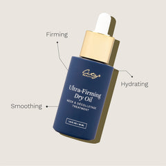 City Beauty Ultra-Firming Dry Oil absorption closeup after application