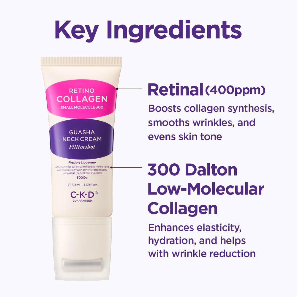 CKD Gua Sha Neck Cream packaging box, premium branding