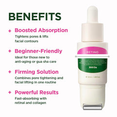 CKD Retino Collagen Neck cream being massaged for targeted care.