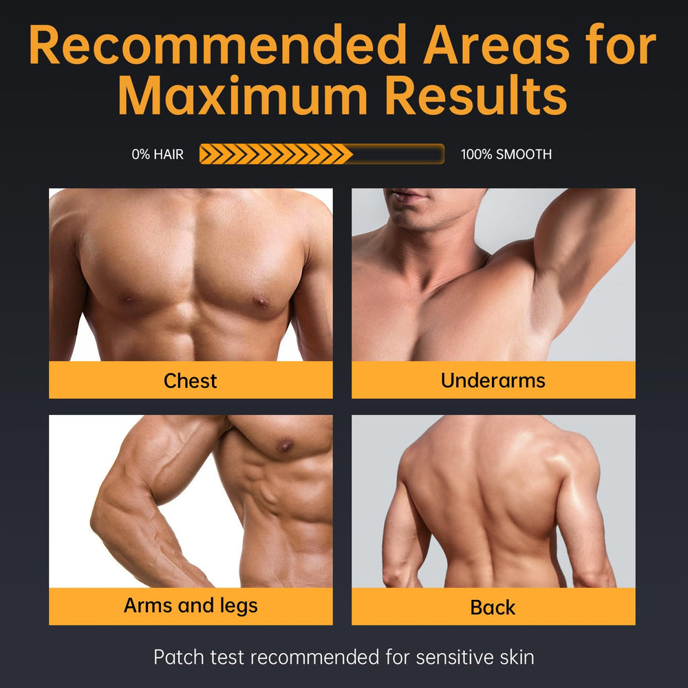 CKM Hair Removal Cream for Men on arms for slower regrowth and smoother skin.