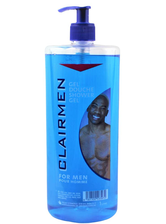 Clairmen Shower Gel for Men bottle shows premium packaging for a refreshing cleanse.