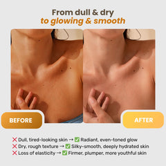 Damp skin being massaged with Clarimond Cream for smooth absorption.