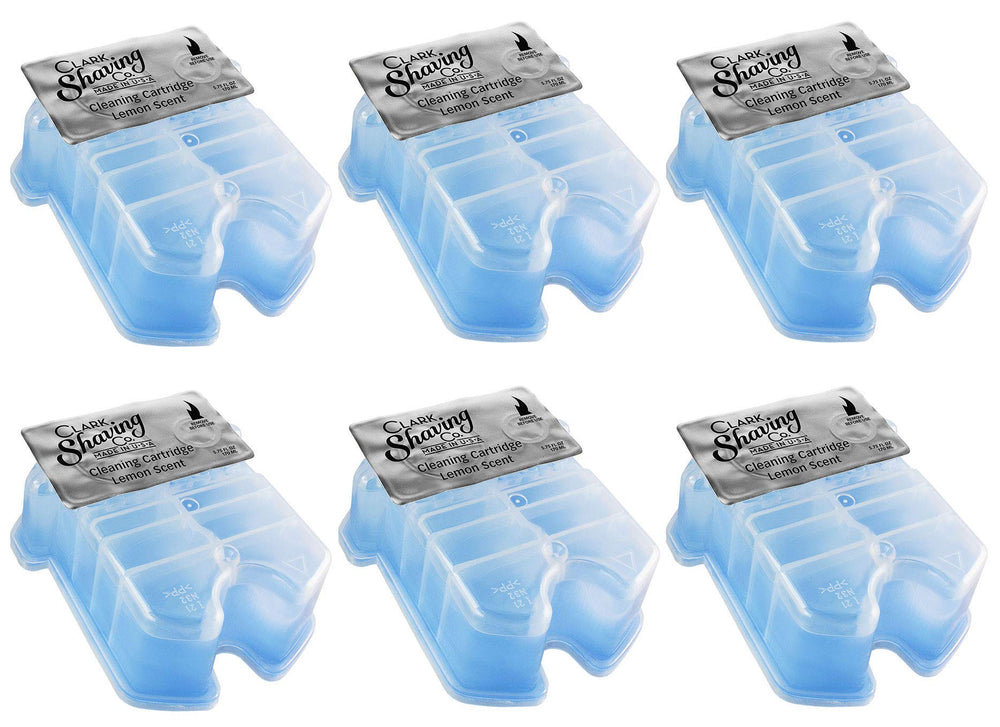 Clark Shaving Co refill cartridges for Braun CCR six-pack, quick replacement for cleaner grooming.