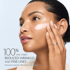 Clé de Peau Beauté Advanced Night Cream label signals luxury skincare benefits.
