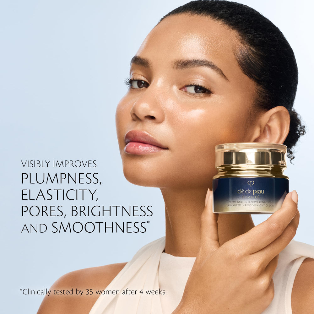 Clé de Peau Beauté Advanced Night Cream refill packaging supports sustainable routines.