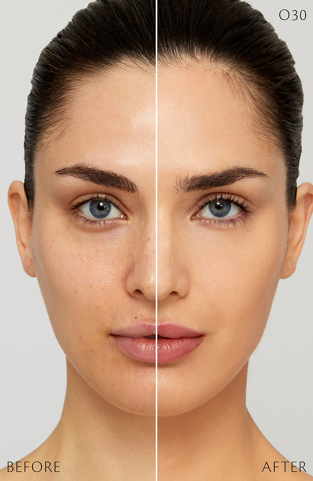 Cle de Peau Beauté Radiant Fluid Foundation swatch shows natural glow.