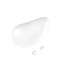 Silky serum swirl on skin highlighting smooth texture