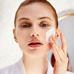 Clé de Peau Beauté Softening Cleansing Foam Mini texture swirls reveal creamy, luxurious foam