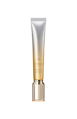 Clé de Peau Beauté Wrinkle Smoothing Serum Supreme bottle promotes hydration for refined texture.