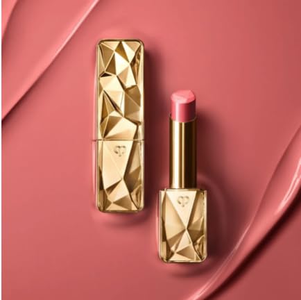Clé de Peau Beauté Precious Lipstick Shade 4 close-up reveals a creamy, luxurious texture.