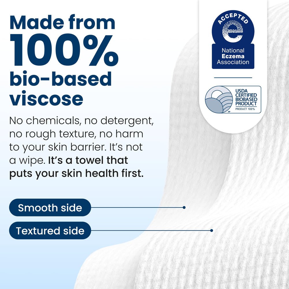 Clean Skin Club Clean Towels XL vegan and cruelty-free for ethical skincare