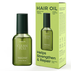 CleanFULL vegan cruelty-free label emphasizes ethical, color-safe hair care.
