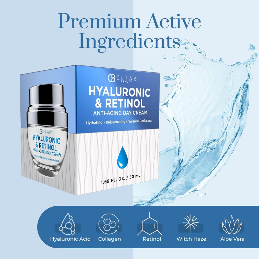 Clear Beauty moisturizer on clean skin illustrating easy daily hydration and routine use.