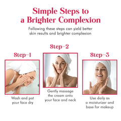 Clear Beauty sleeping-glow outcome after night cream application.