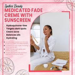 Key ingredients listed on the Fade Creme packaging.