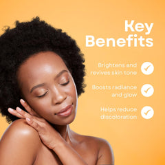Clear Essence Lemon Plus Serum yellow tone swatch suggests lemon-derived glow