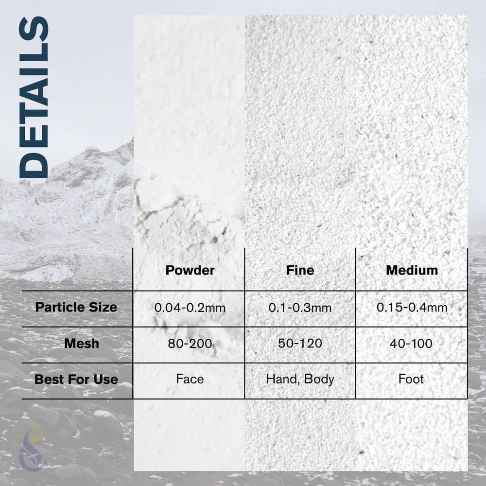 Pumice powder being mixed into a soap base for exfoliating bars.