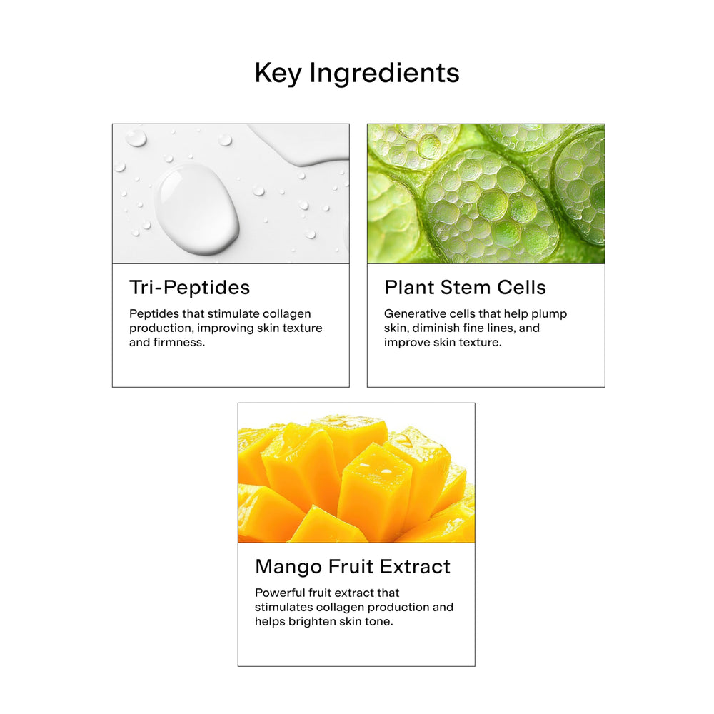 CLEARSTEM BounceBack plant stem cells graphic highlighting advanced skincare technology