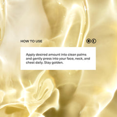 CLEARSTEM GoldenHour Hydrating Facial Oil routine integration supports layering with serums.