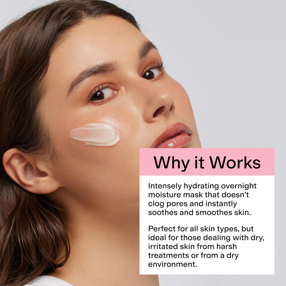 CLEARSTEM Hydraberry packaging closeup conveys premium, targeted night treatment