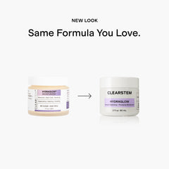 CLEARSTEM Hydraglow jar-closeup creamy texture for soothing hydration