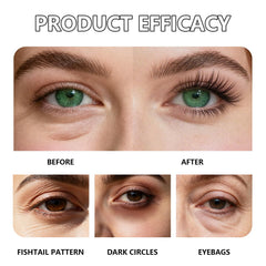CLERVUN eye tightener in use on facial skin for a natural-looking lift.