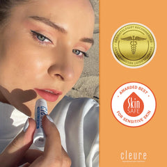 Six-pack Cleure lip balm display ready for gifting or sharing