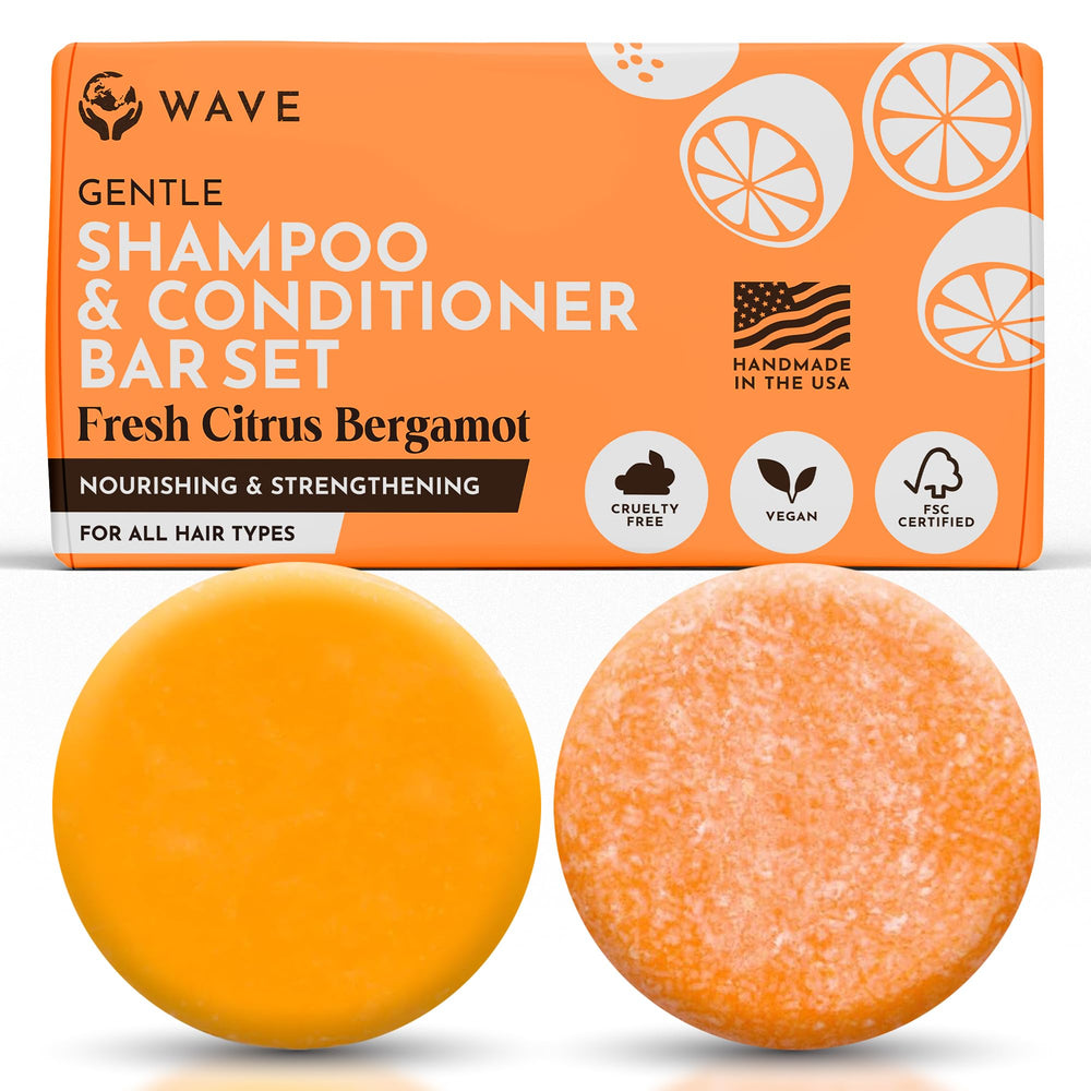 Clever Yoga shampoo bar with fresh citrus packaging, travel-ready and mess-free
