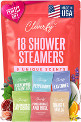 cleverfy lavender shower steamer in spa setting for relaxation and mood support