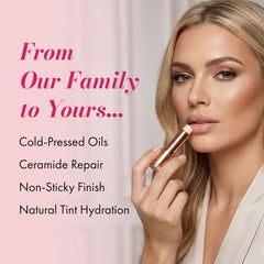 Clinexil Lip Balm clean ingredients visual emphasizes toxin-free formula