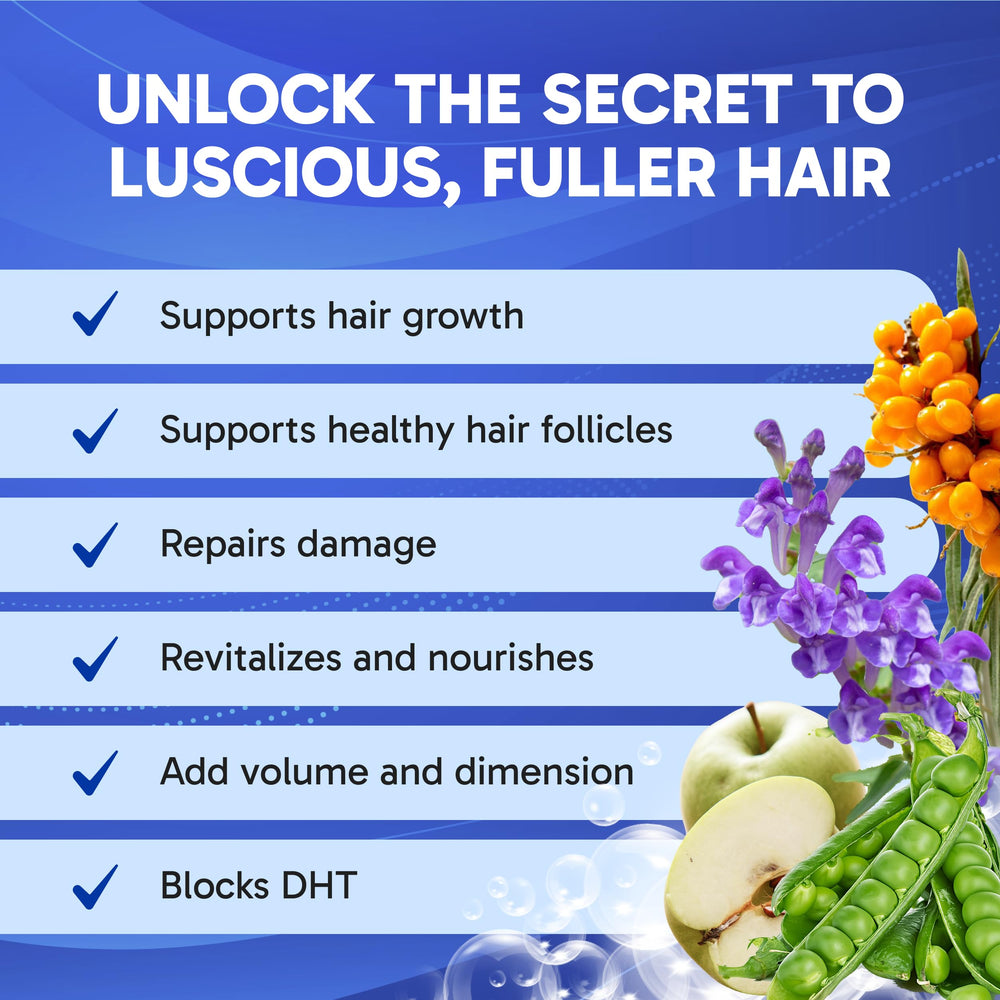 Thick lather of Clinical Effects Hair Therapy Shampoo on hair strands.