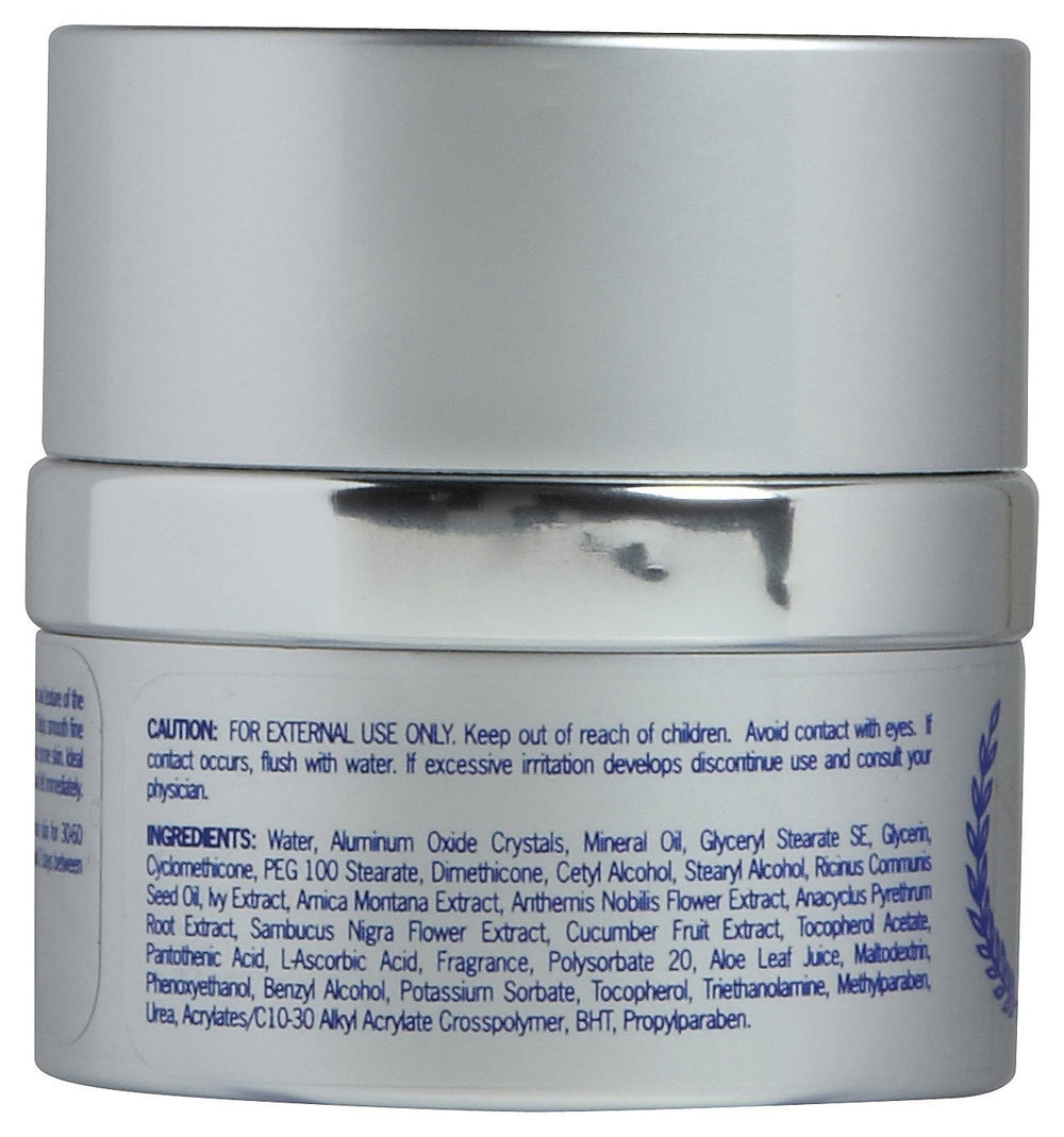 Clinicians Complex Microdermabrasion Cream texture closeup showing exfoliating crystals for skin resurfacing.