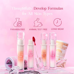 CLIO Crystal Glam Tint fan-developed formula trusted by lip enthusiasts