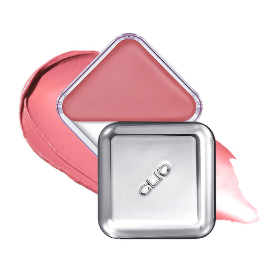 CLIO Essential Lip & Cheek Tap Bunny Flush compact for on-the-go touch-ups.