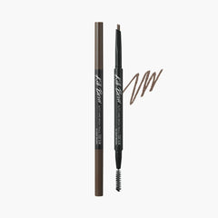 CLIO Kill Brow Auto Hard Eyebrow Pencil dual-end close-up for precise, long-lasting color