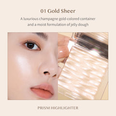 CLIO PRISM Highlighter glides smoothly on skin for a silky luminous finish