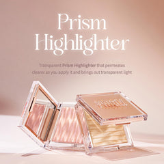 CLIO PRISM Highlighter 01 Gold Sheer swatches reveal buildable radiance for day-to-night looks