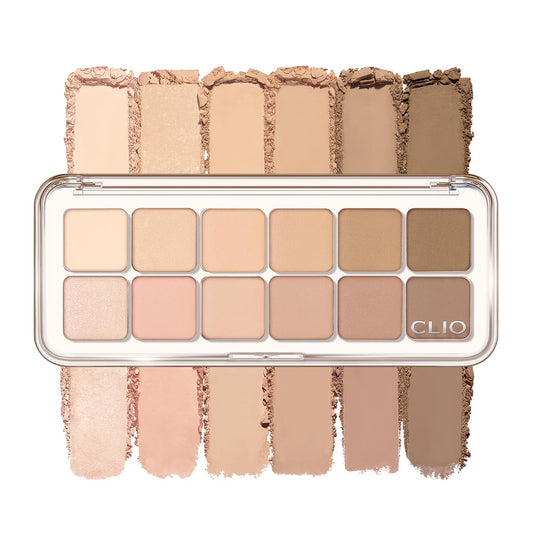 CLIO PRO EYE PALETTE AIR 08 LATTE SENIOR base color for even tone and seamless blending